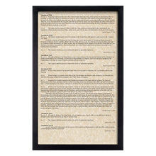Load image into Gallery viewer, Framed Constitutional Amendments 11-27