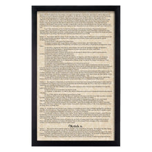 Load image into Gallery viewer, Framed Declaration of Independence, Constitution & Bill of Rights